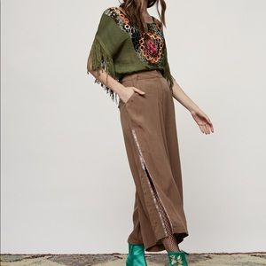 BNCI Boho Crochet Style Colorful Tunic Vest